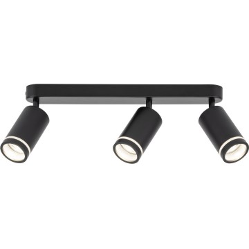 Spotlampe JET 3xGU10/10W/230V sort