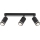 Spotlampe JET 3xGU10/10W/230V sort
