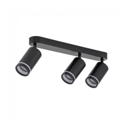 Spotlampe JET 3xGU10/10W/230V sort