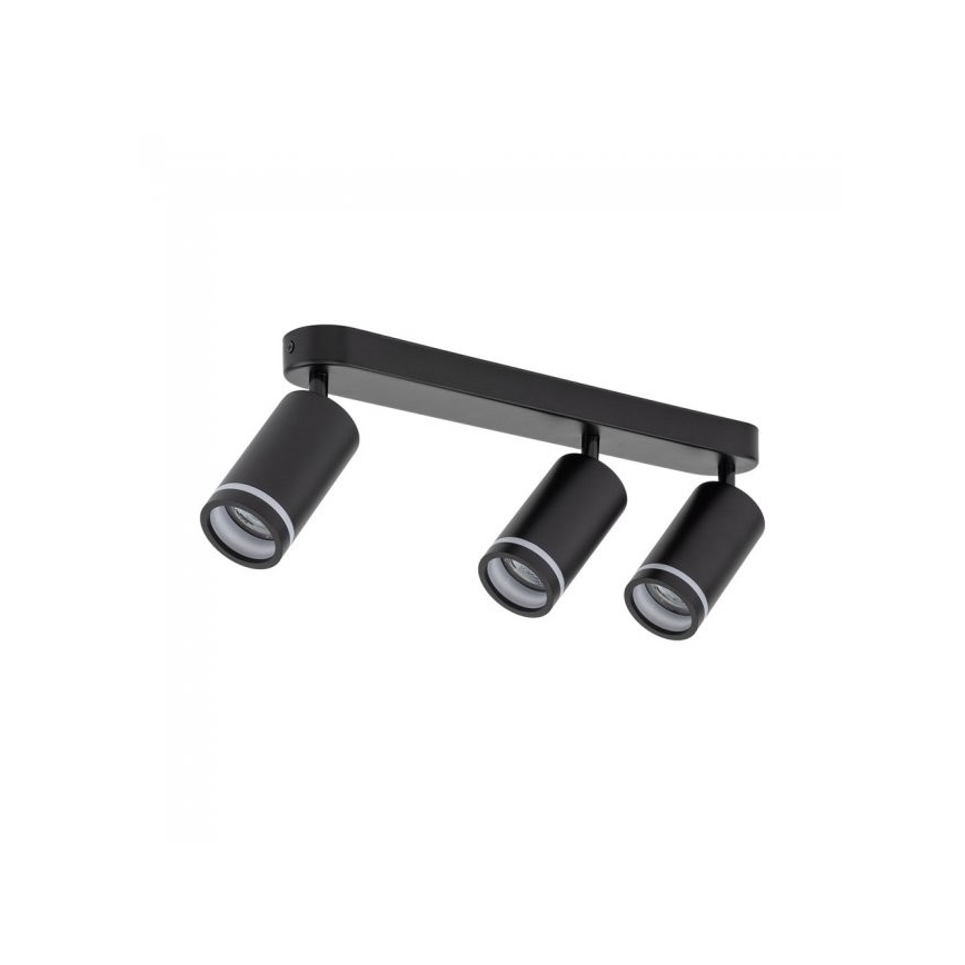 Spotlampe JET 3xGU10/10W/230V sort