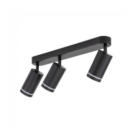 Spotlampe JET 3xGU10/10W/230V sort