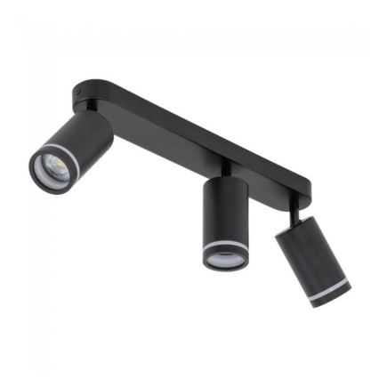 Spotlampe JET 3xGU10/10W/230V sort