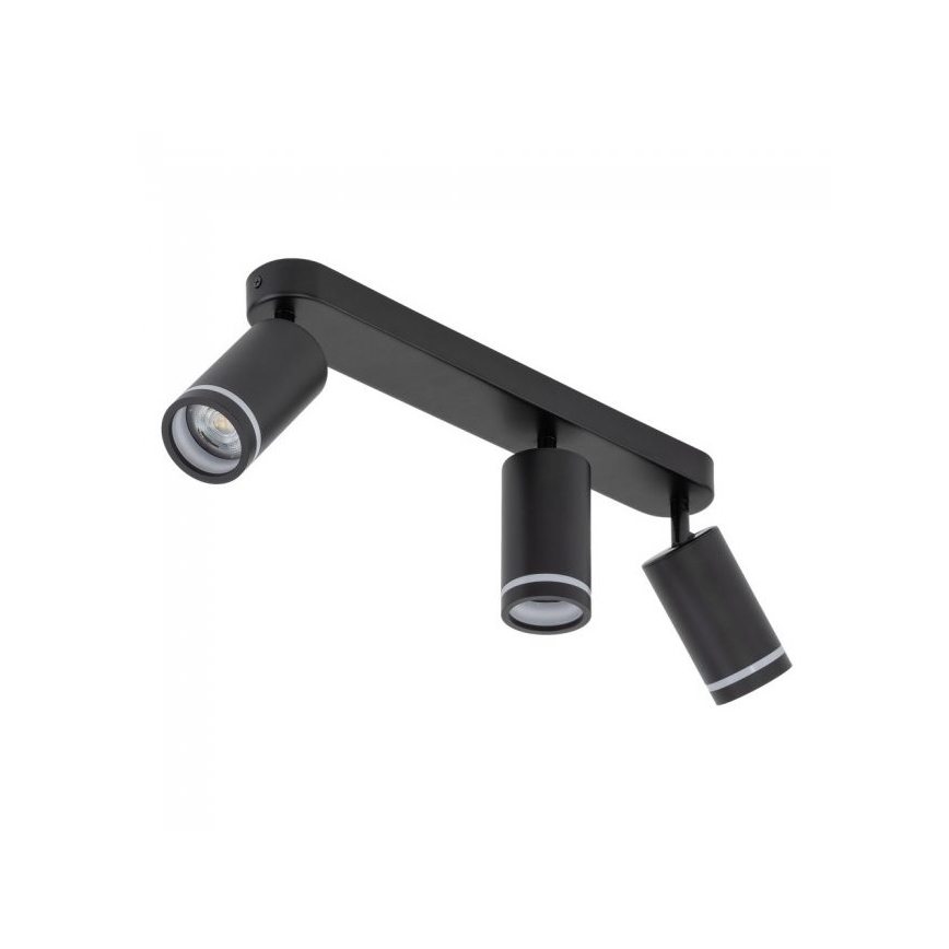 Spotlampe JET 3xGU10/10W/230V sort