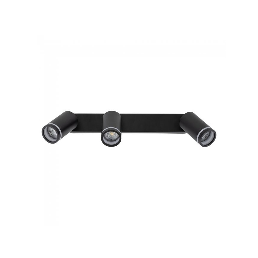 Spotlampe JET 3xGU10/10W/230V sort