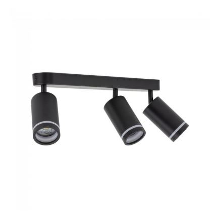 Spotlampe JET 3xGU10/10W/230V sort
