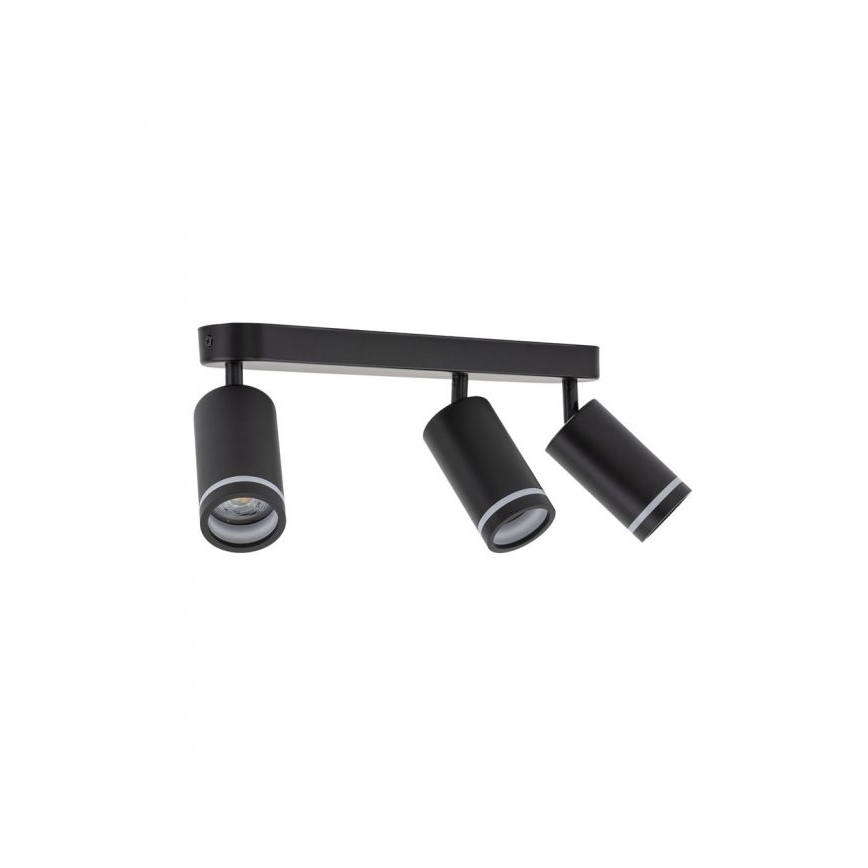 Spotlampe JET 3xGU10/10W/230V sort
