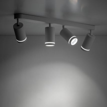 Spotlampe JET 4xGU10/10W/230V hvid