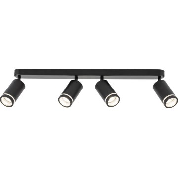Spotlampe JET 4xGU10/10W/230V sort