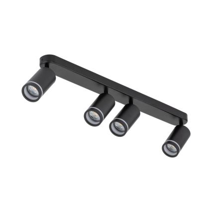Spotlampe JET 4xGU10/10W/230V sort
