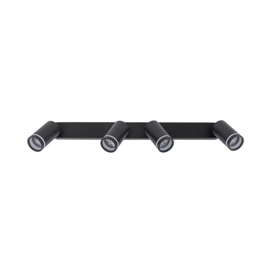 Spotlampe JET 4xGU10/10W/230V sort