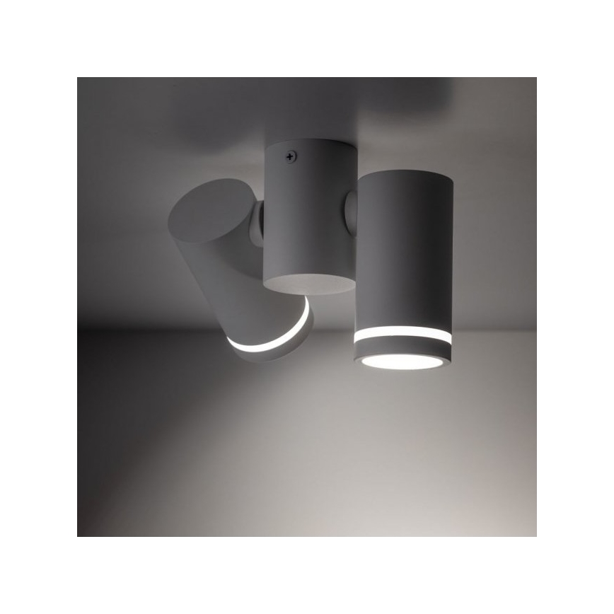 Spotlampe JET SÆT 2xGU10/10W/230V hvid