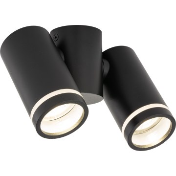 Spotlampe JET SÆT 2xGU10/10W/230V sort