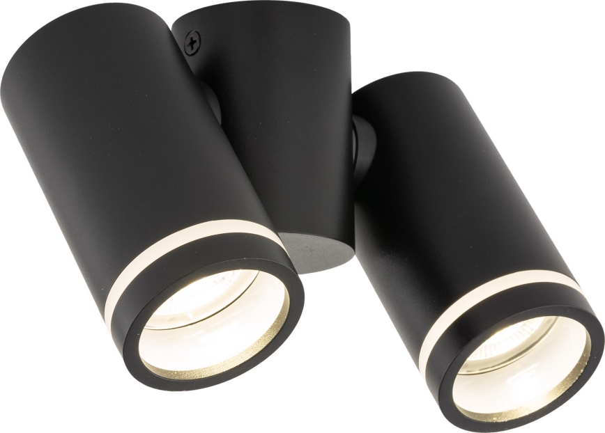 Spotlampe JET SÆT 2xGU10/10W/230V sort