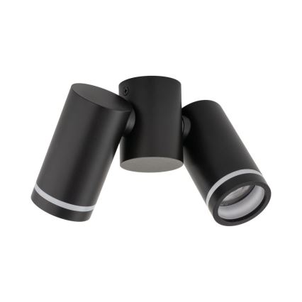 Spotlampe JET SÆT 2xGU10/10W/230V sort
