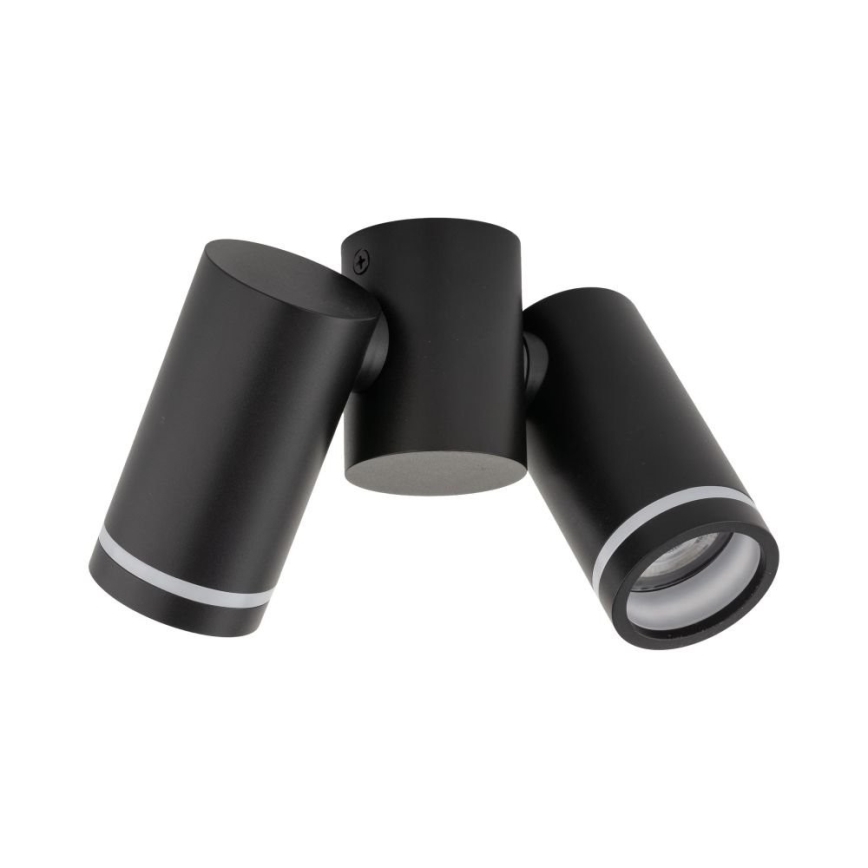 Spotlampe JET SÆT 2xGU10/10W/230V sort