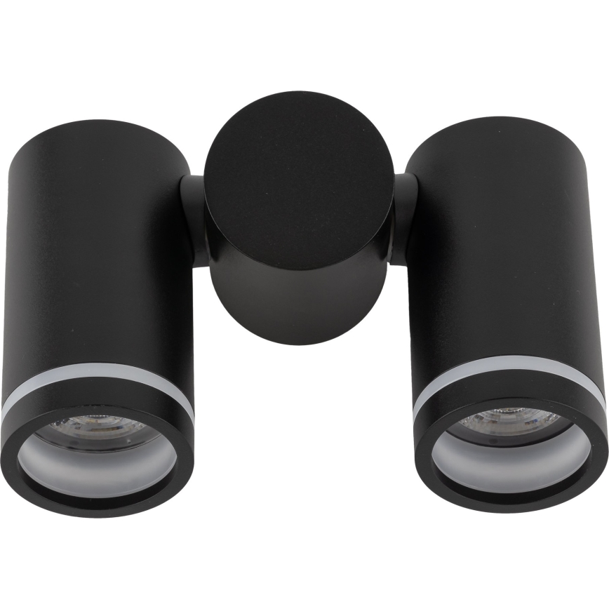 Spotlampe JET SÆT 2xGU10/10W/230V sort