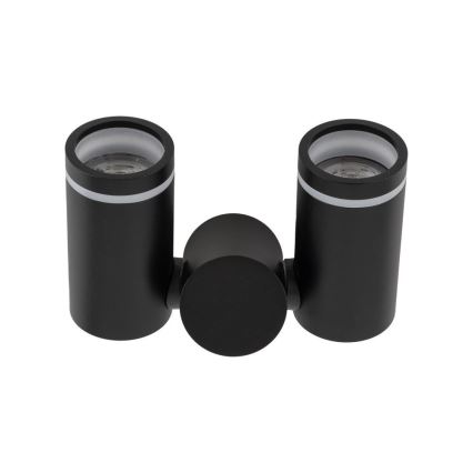 Spotlampe JET SÆT 2xGU10/10W/230V sort