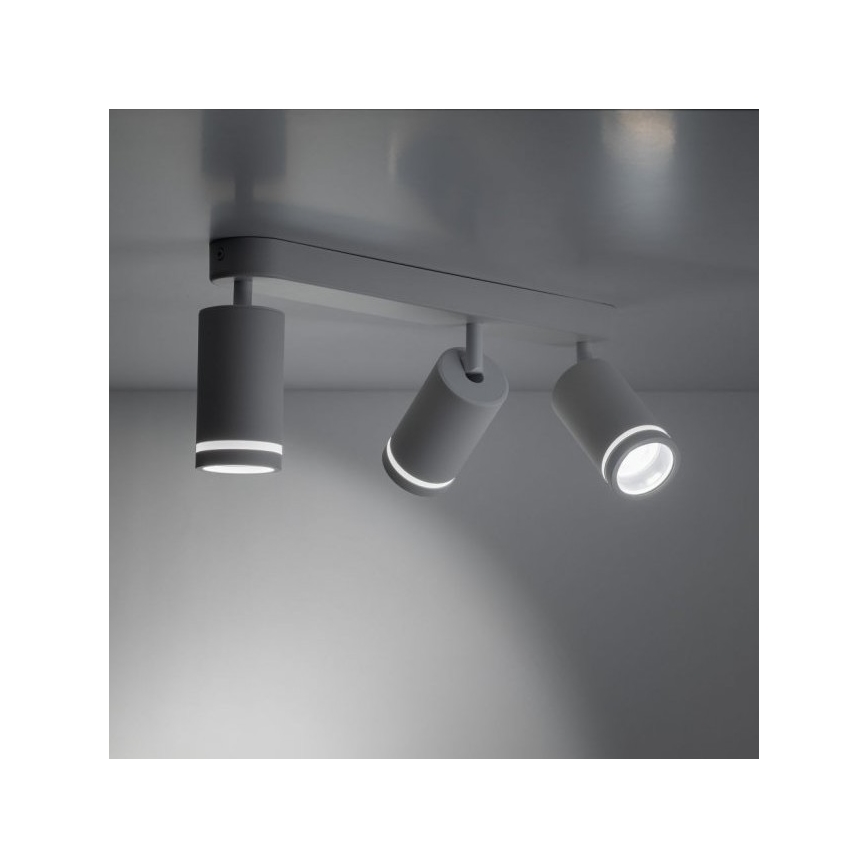 Spotlampe JET SÆT 3xGU10/10W/230V hvid