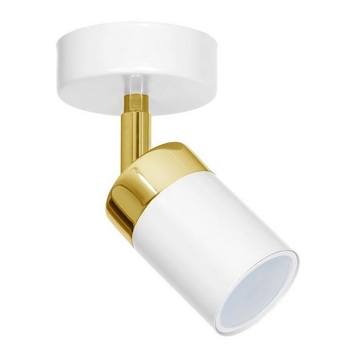 Spotlampe JOKER 1xGU10/25W/230V hvid/guld