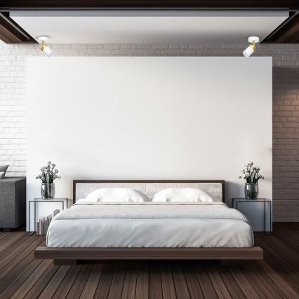 Spotlampe JOKER 1xGU10/25W/230V hvid/guld