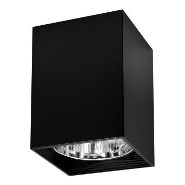Spotlampe JUPITER 1xE27/20W/230V 16x16 cm sort
