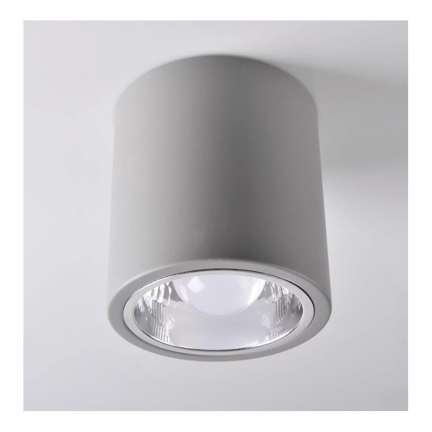 Spotlampe JUPITER 1xE27/20W/230V diameter 13 cm grå