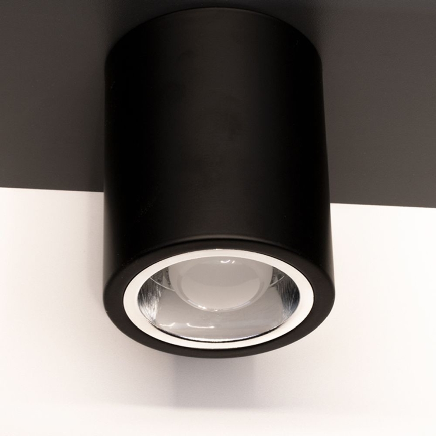 Spotlampe JUPITER 1xE27/20W/230V diameter 9,8 cm sort
