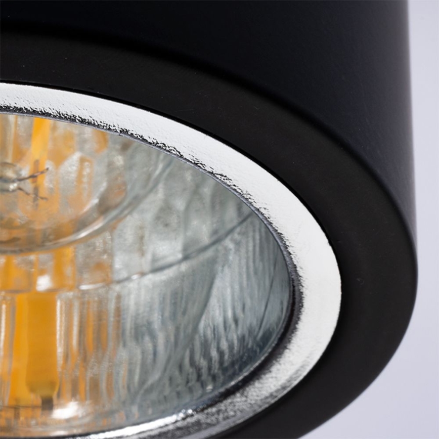 Spotlampe JUPITER 1xE27/20W/230V diameter 9,8 cm sort