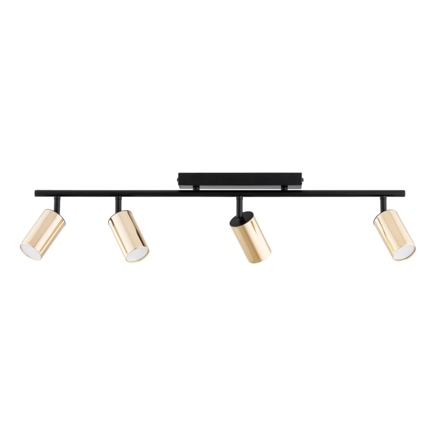 Spotlampe KAMEL 4xGU10/10W/230V guldfarvet