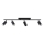Spotlampe KAMEL 4xGU10/10W/230V sort