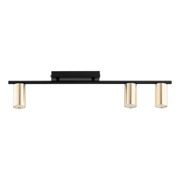 Spotlampe KANON 3xGU10/10W/230V guldfarvet