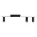 Spotlampe KANON 3xGU10/10W/230V sort