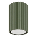Spotlampe KARBON 1xGU10/10W/230V 10 cm grøn