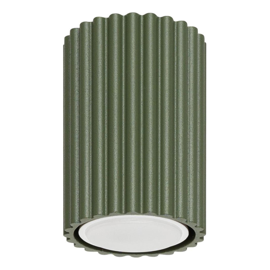 Spotlampe KARBON 1xGU10/10W/230V 10 cm grøn