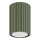 Spotlampe KARBON 1xGU10/10W/230V 10 cm grøn