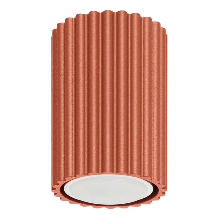 Spotlampe KARBON 1xGU10/10W/230V 10 cm rød