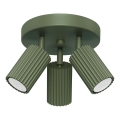 Spotlampe KARBON 3xGU10/10W/230V grøn