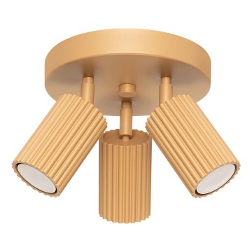 Spotlampe KARBON 3xGU10/10W/230V guldfarvet