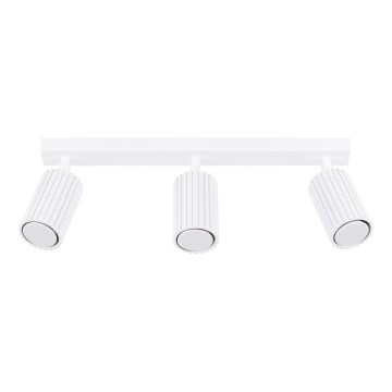 Spotlampe KARBON 3xGU10/10W/230V hvid
