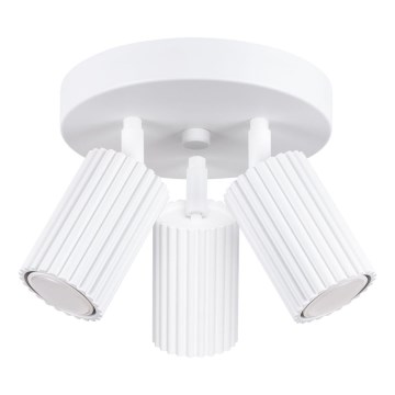 Spotlampe KARBON 3xGU10/10W/230V hvid