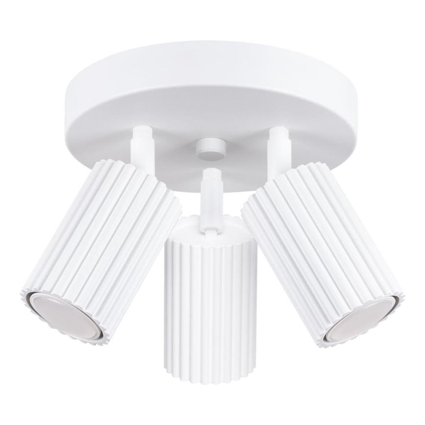 Spotlampe KARBON 3xGU10/10W/230V hvid