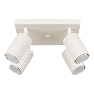 Spotlampe KARBON 4xGU10/10W/230V cremefarvet