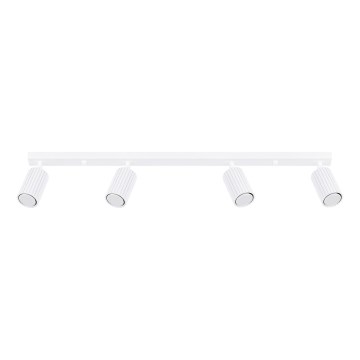 Spotlampe KARBON 4xGU10/10W/230V hvid