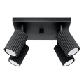 Spotlampe KARBON 4xGU10/10W/230V sort