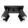 Spotlampe KARBON 4xGU10/10W/230V sort