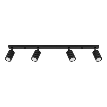 Spotlampe KARBON 4xGU10/10W/230V sort