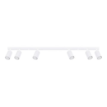 Spotlampe KARBON 6xGU10/10W/230V hvid