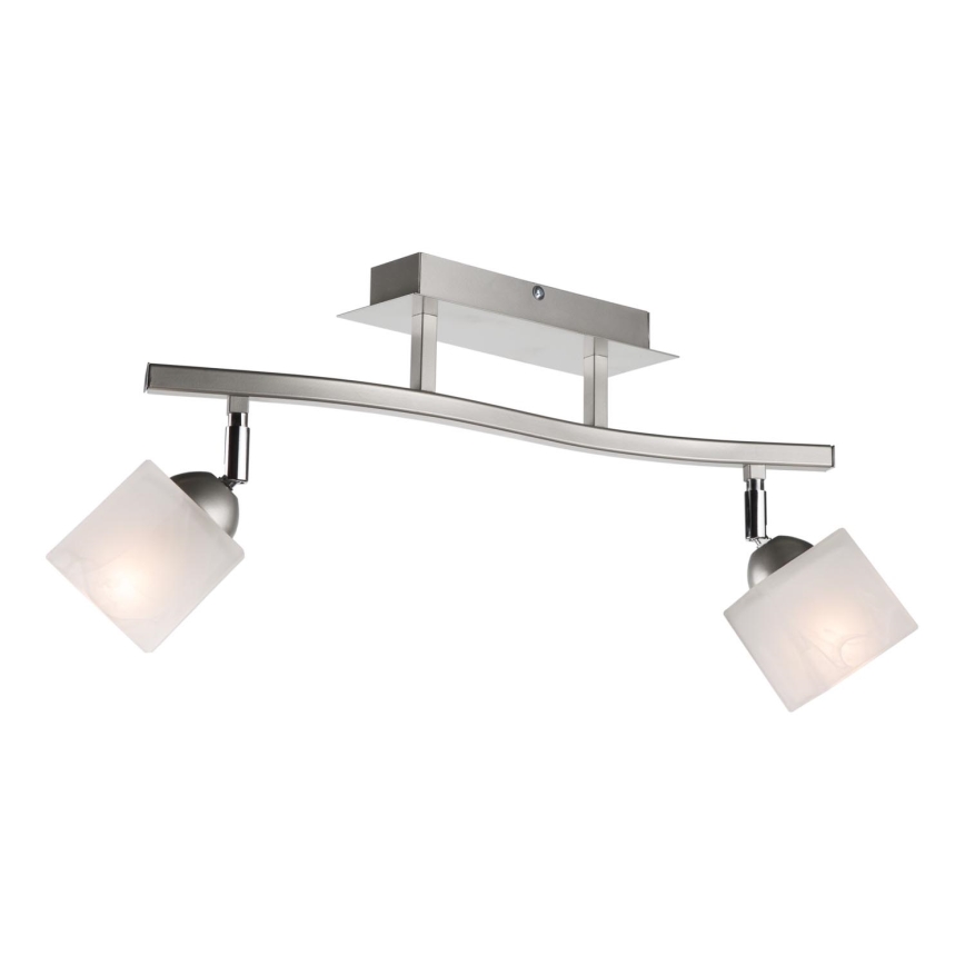 Spotlampe KLARA 2xE14/40W/230V mat krom