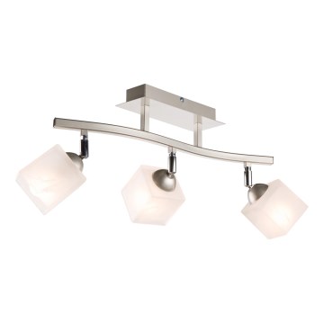 Spotlampe KLARA 3xE14/60W/230V mat krom