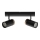 Spotlampe LAGOS 2xGU10/15W/230V sort/brun